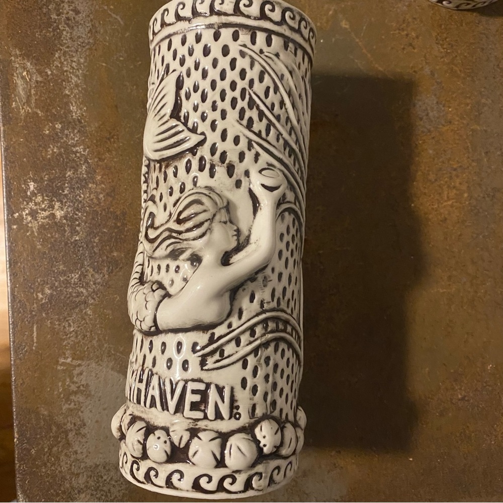 #2 Ceramic mermaid siren tikirob tiki rumhaven mug barrel drinking glass *as is - Picture 13 of 14